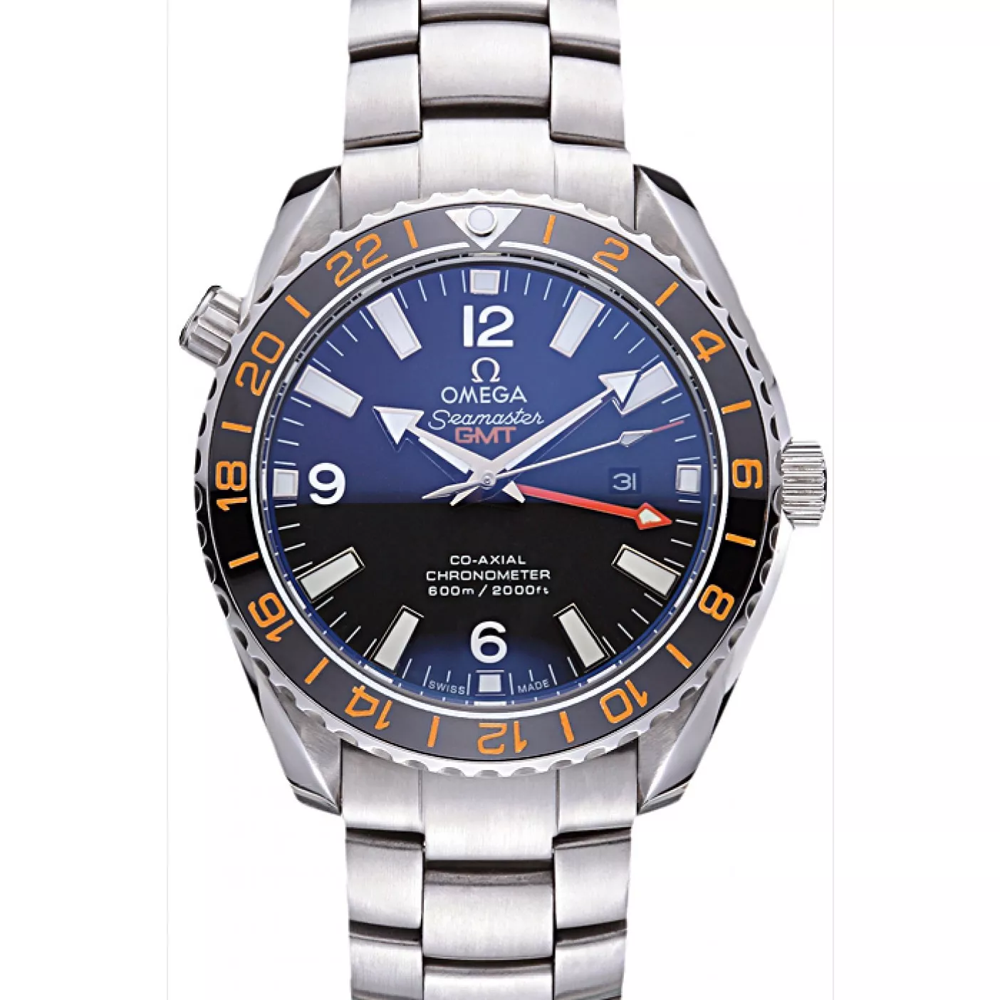 Swiss Omega Seamaster Stainless Steel Black Dial 622019 0119