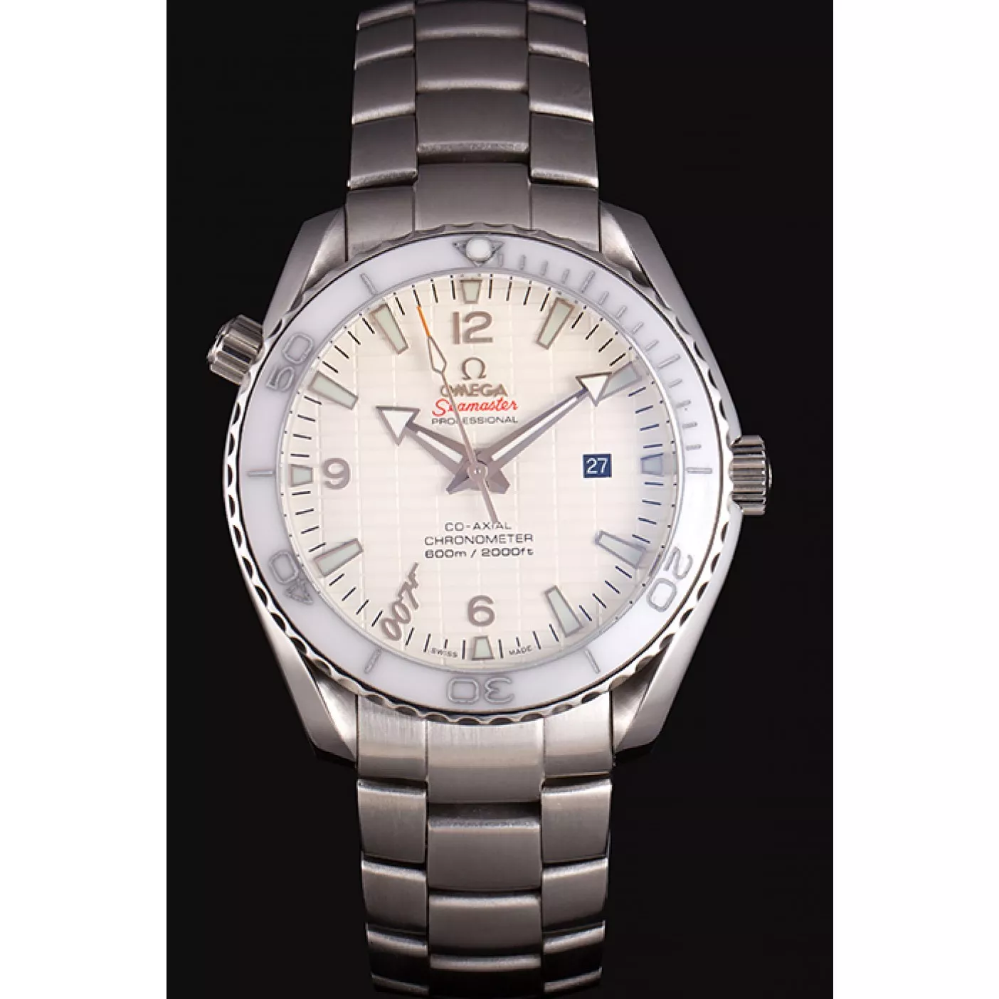 Good copy rolex watches Swiss Omega James Bond Skyfall White Dial and White Bezel som76 621409 0119