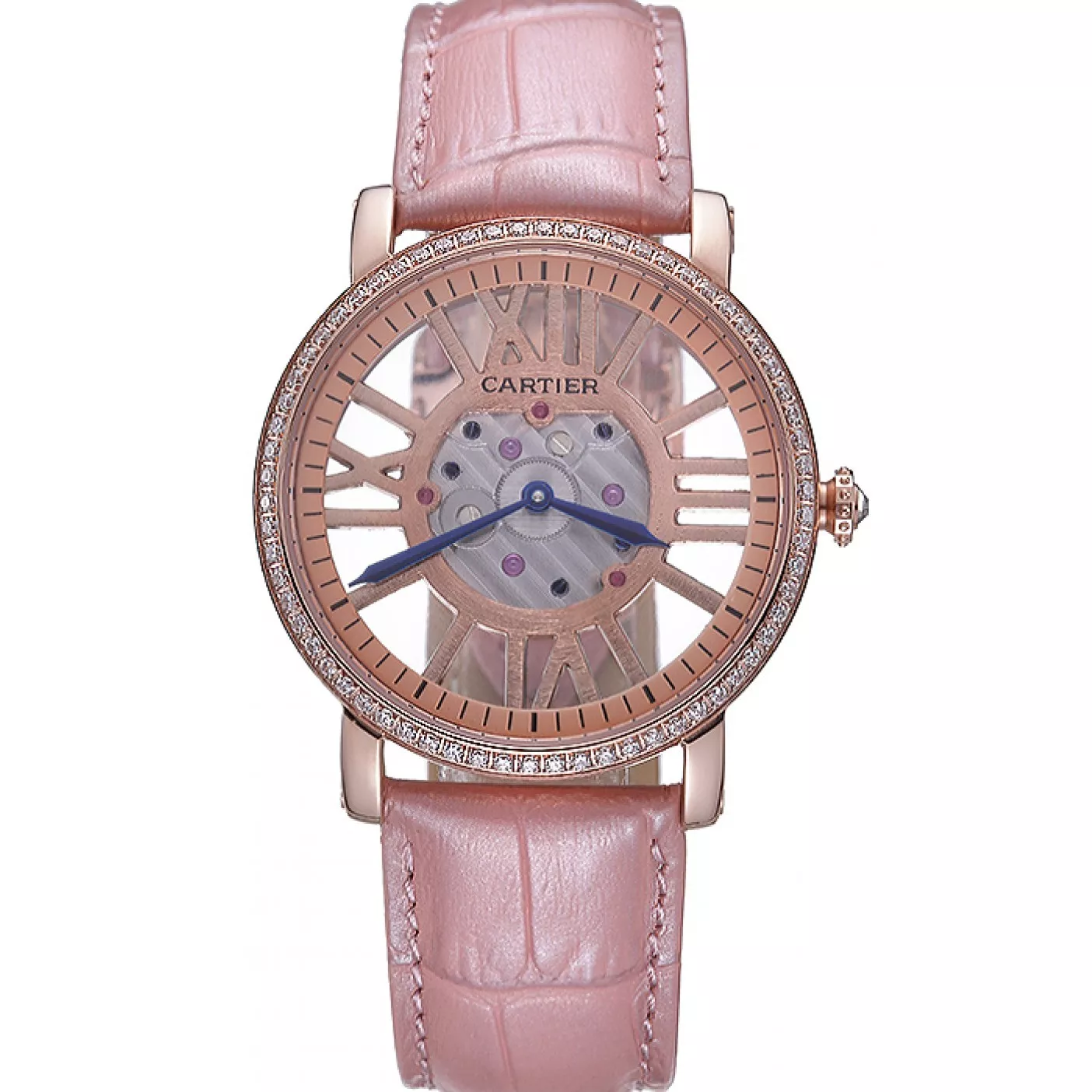 Cartier Rotonde Skeleton Flying Tourbillon Light Pink 621960 0122