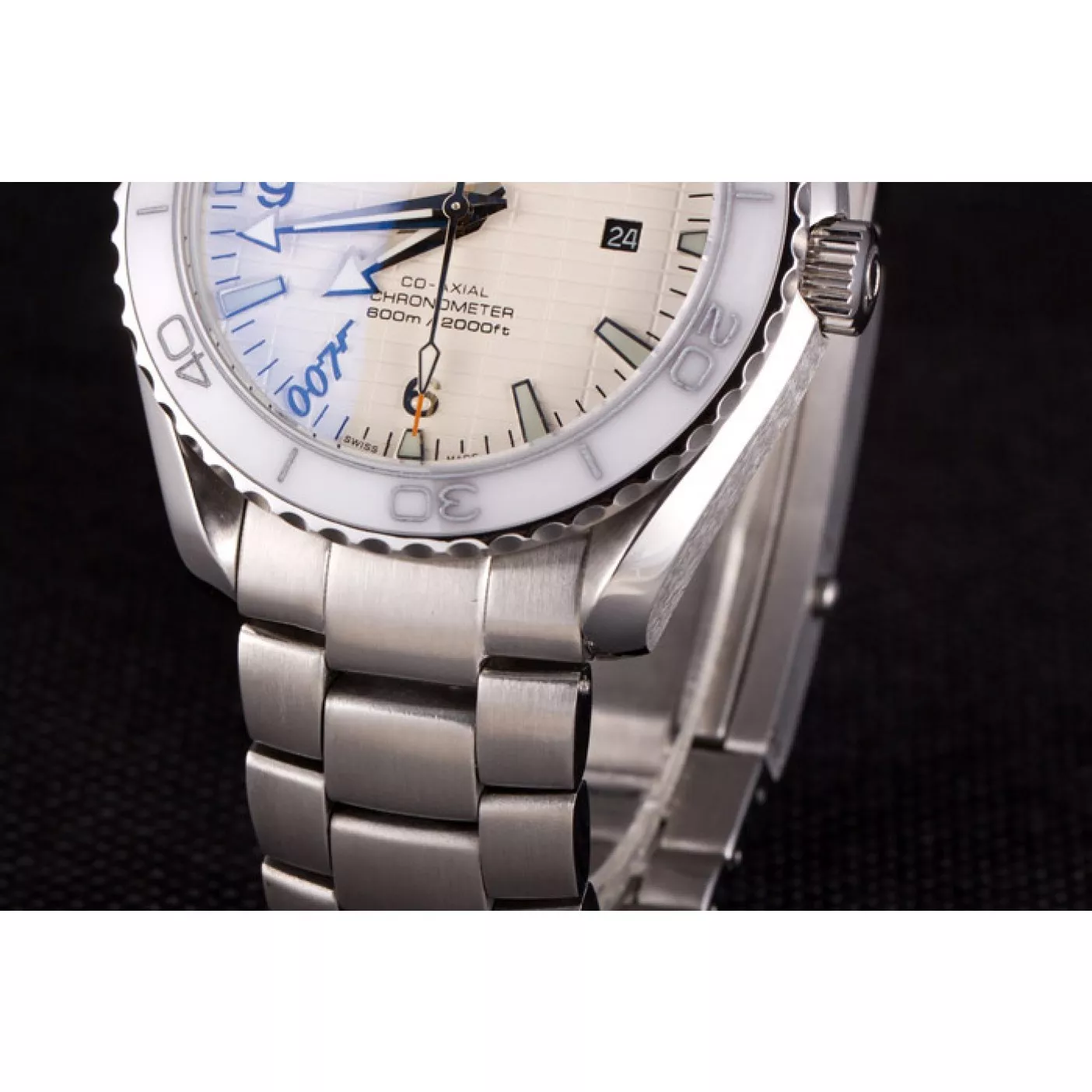 Good copy rolex watches Swiss Omega James Bond Skyfall White Dial and White Bezel som76 621409 0119