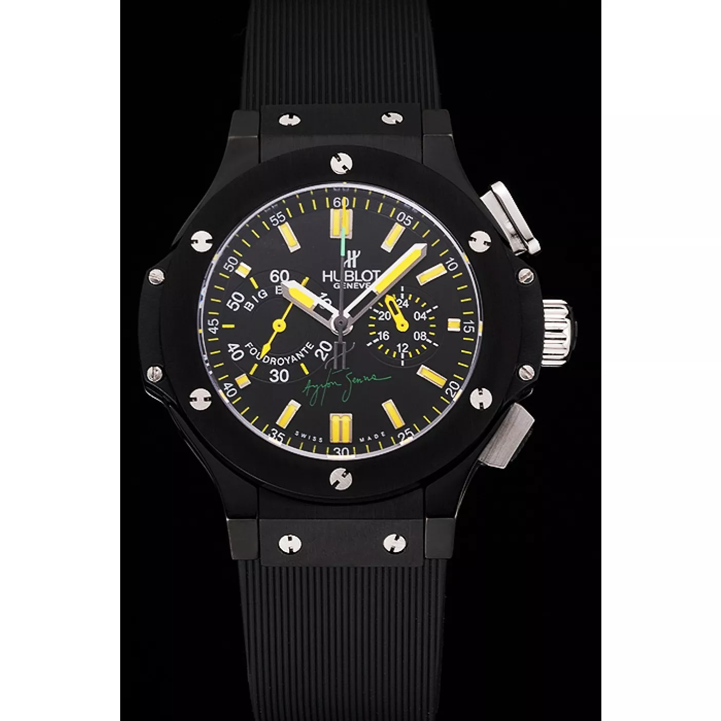 AAA replica watch Hublot Big Bang Foudroyante Senna 0127