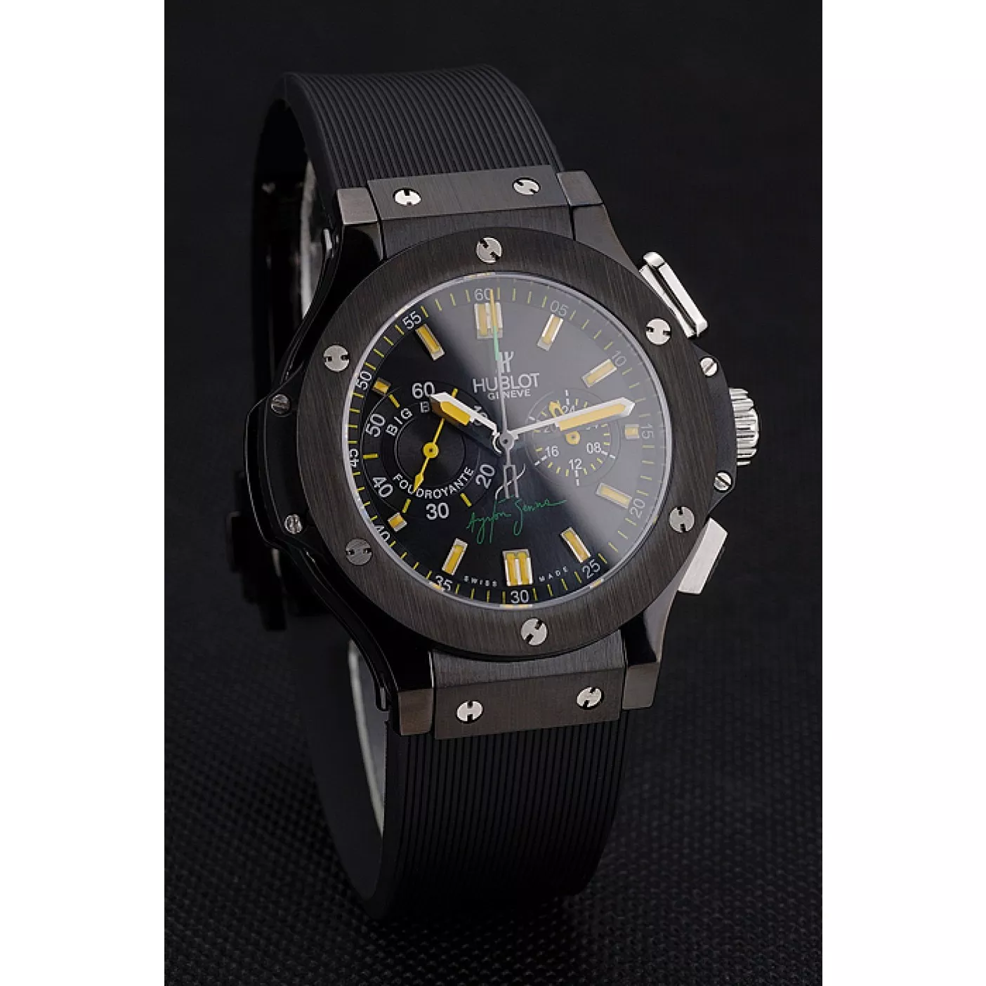 AAA replica watch Hublot Big Bang Foudroyante Senna 0127