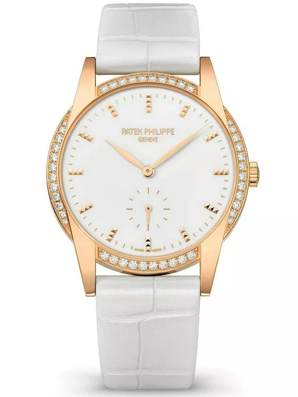 AAA Replica Patek Philippe Calatrava Rose Gold Ladies Watch 7122 200R-001 0120