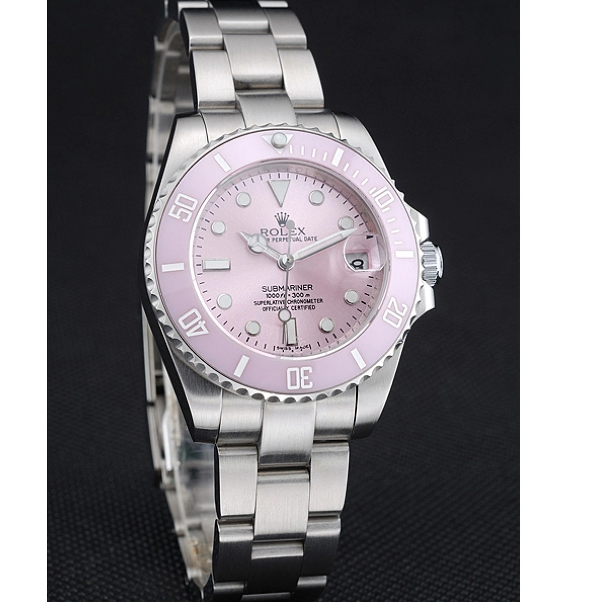 Good copy rolex watches Steel Dial Rolex Lilas Bracelet Submariner Stainless 1454155 0215