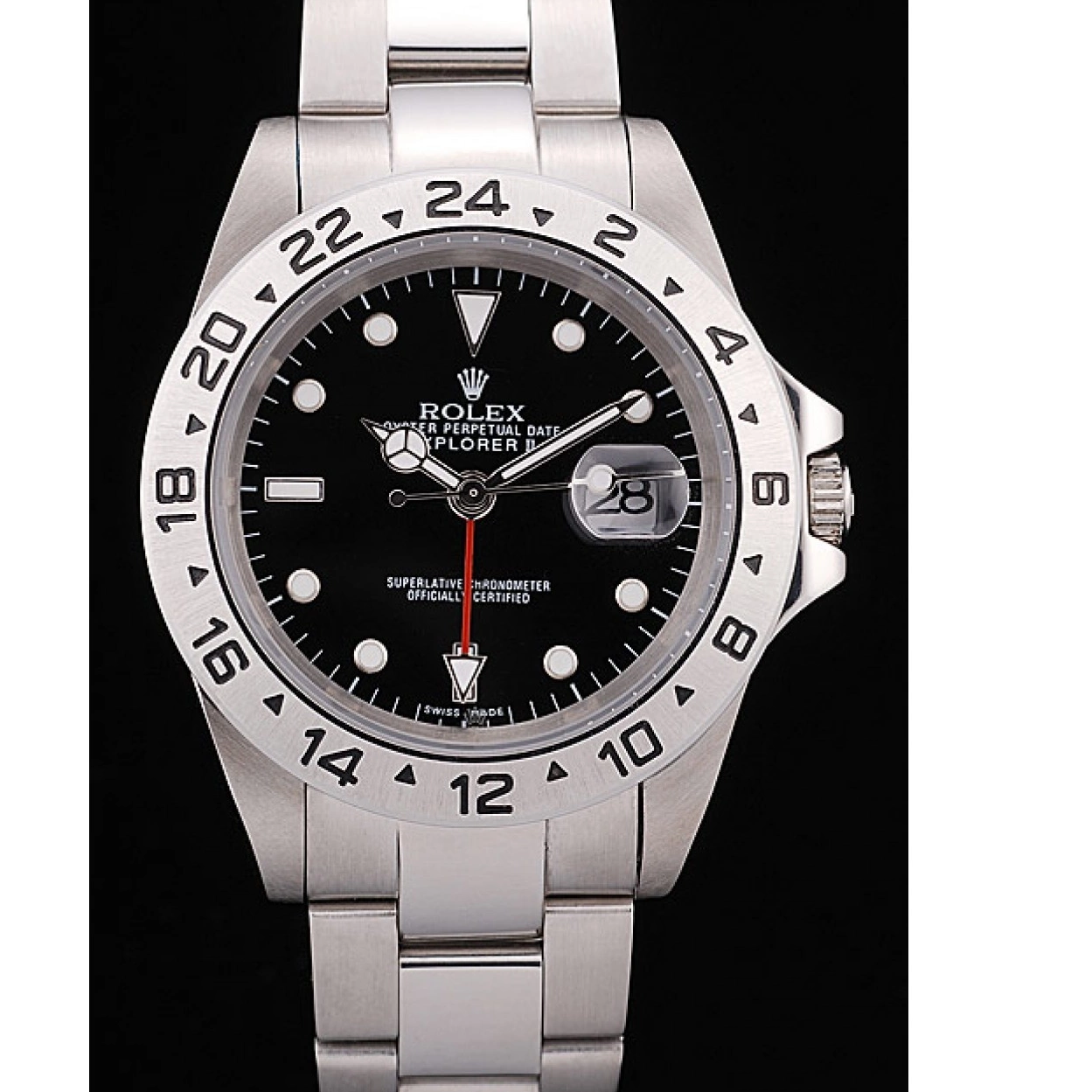 Rolex copies cheap Bezel Black Explorer Dial Rolex Stainless Steel 0222