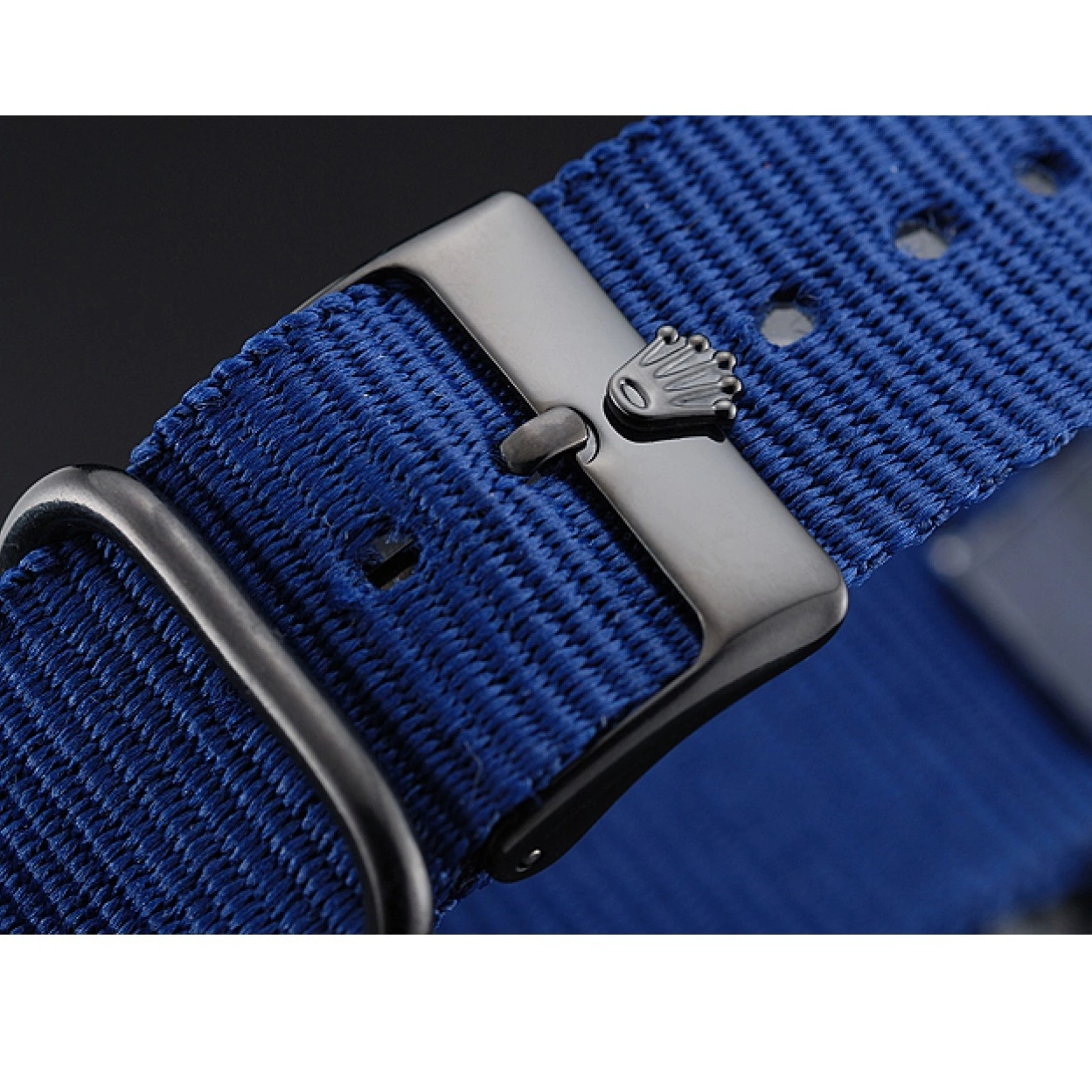 Rolex copies cheap 622005 Strap Nylon Blue Milgauss Bamford Rolex 0220