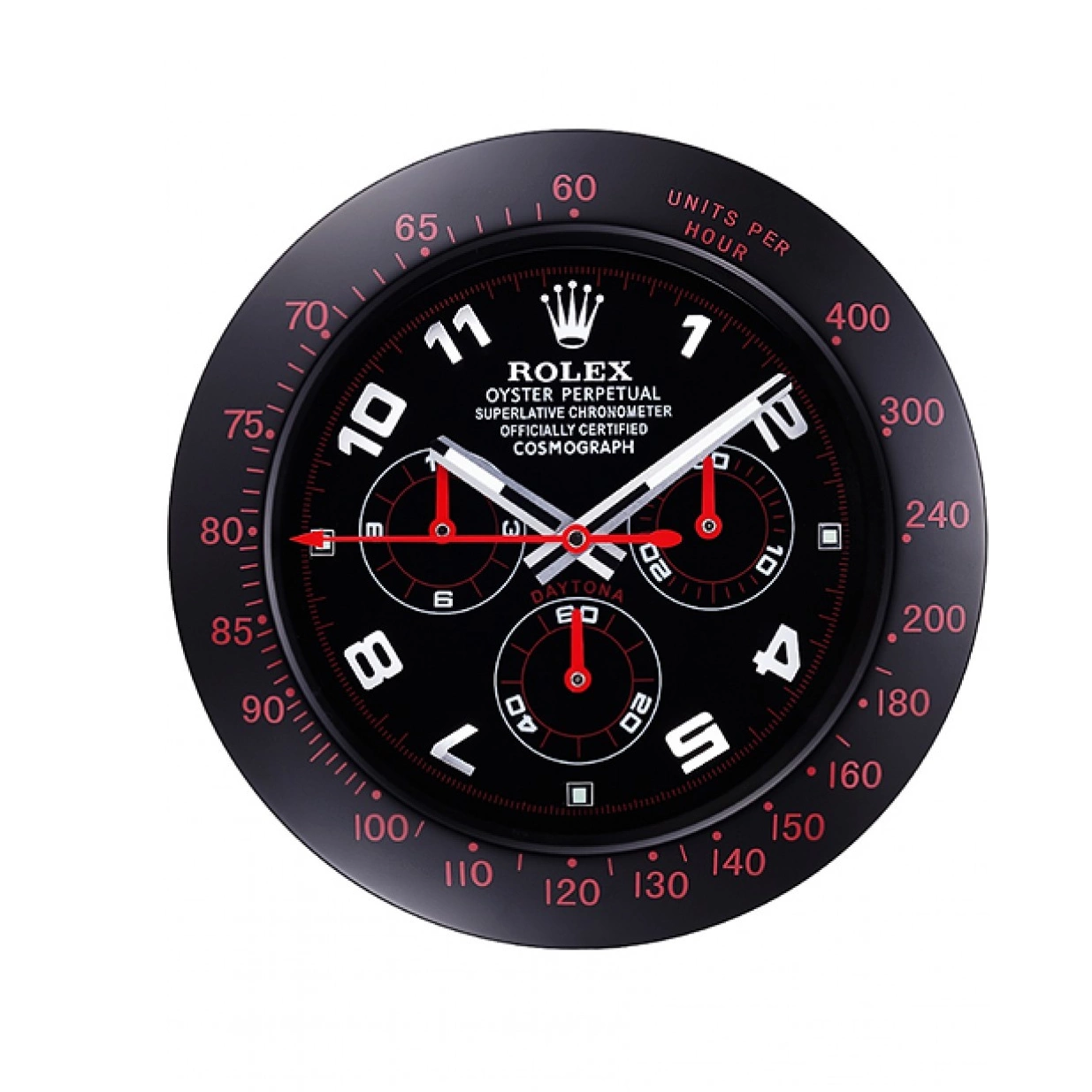 AAA replica watch Black-Red Clock 621908 Daytona Rolex Cosmograph Wall 0213