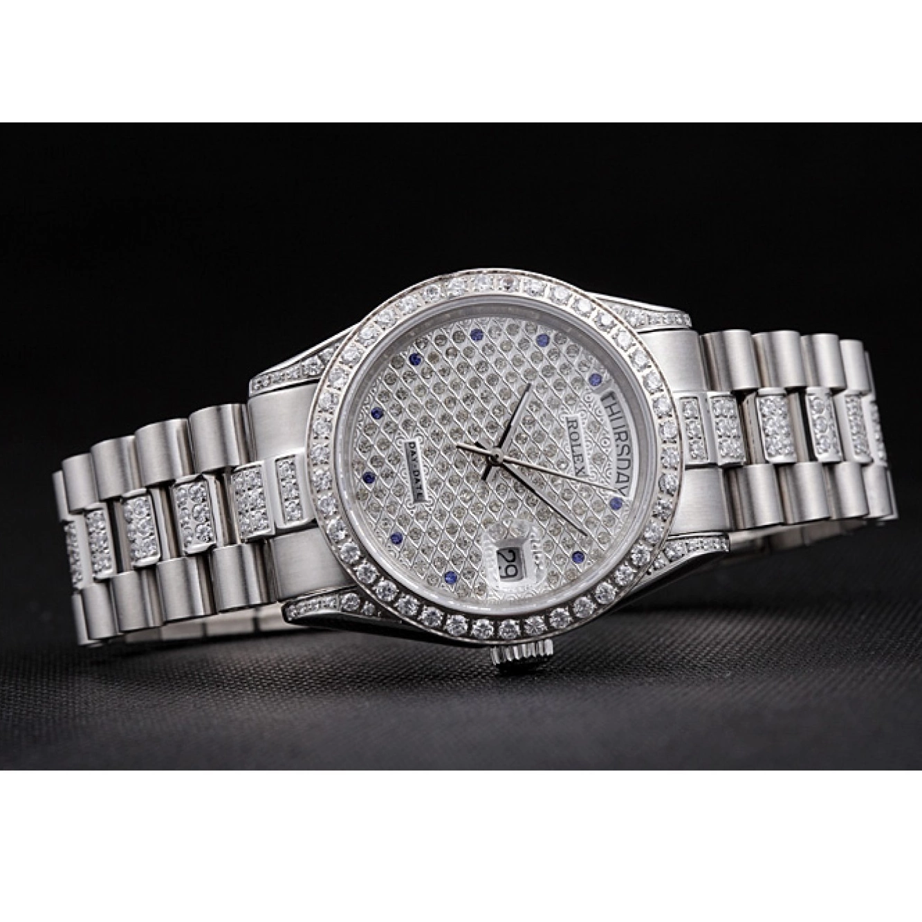 Rolex aaa copy Diamonds-srl182 Day-Date Rolex Swiss 621612 0217