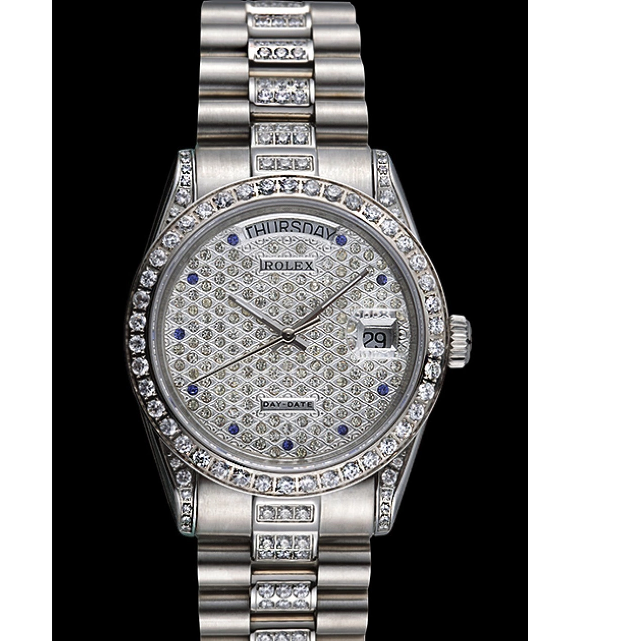 Rolex aaa copy Diamonds-srl182 Day-Date Rolex Swiss 621612 0217