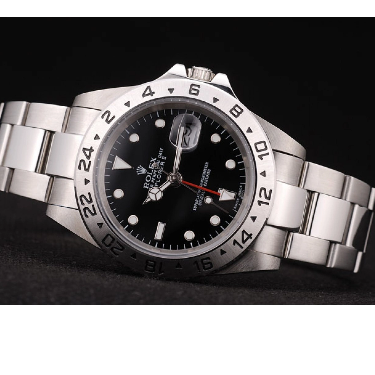 Rolex copies cheap Bezel Black Explorer Dial Rolex Stainless Steel 0222