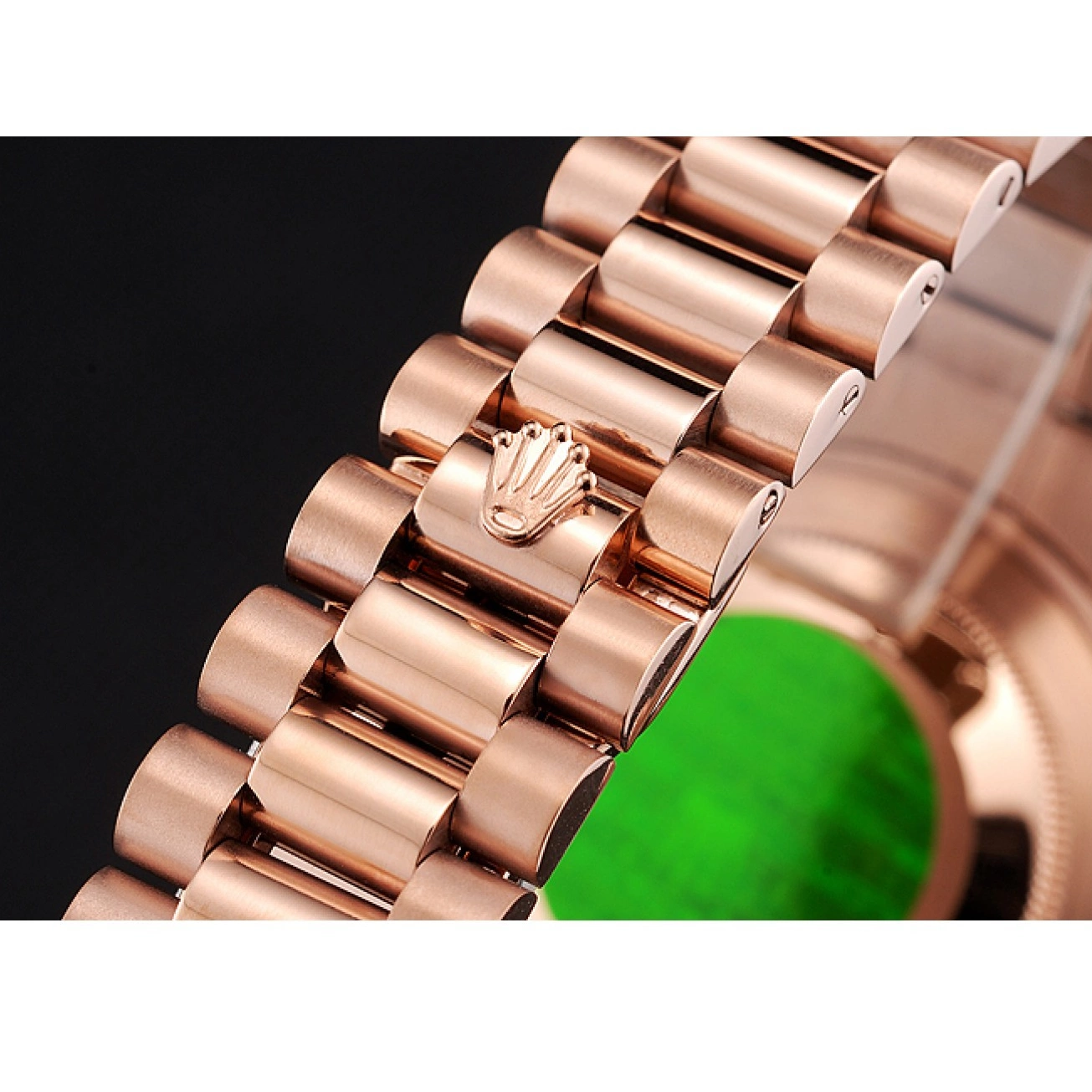 Rolex aaa copy Swiss Bracelet Gold And Day Rose 40 Date Etched Gold Case Dial Rolex Rose 0221