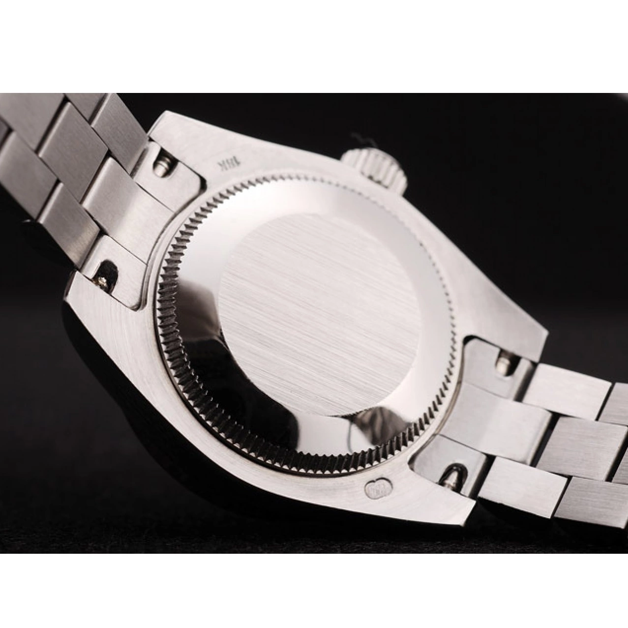 Good copy rolex watches Case Stainless Brushed Steel DateJust Dial Plated Plated Diamond Rolex Diamond White Bezel 0220