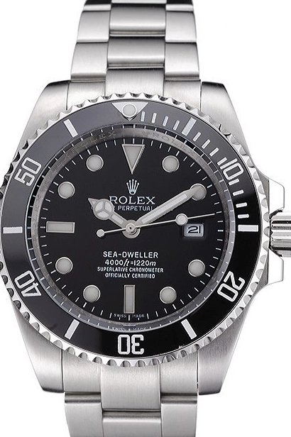 AAA replica watch Rolex Steel 622837 Stainless Dial And Bracelet Case Black Dwellerr Sky 0209