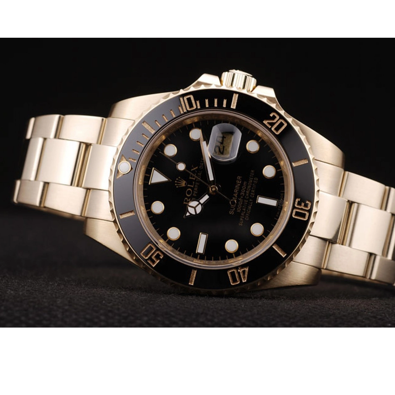 AAA replica watch Rolex Bezel Submariner Black 98231 Dial Ceramic Black 0218