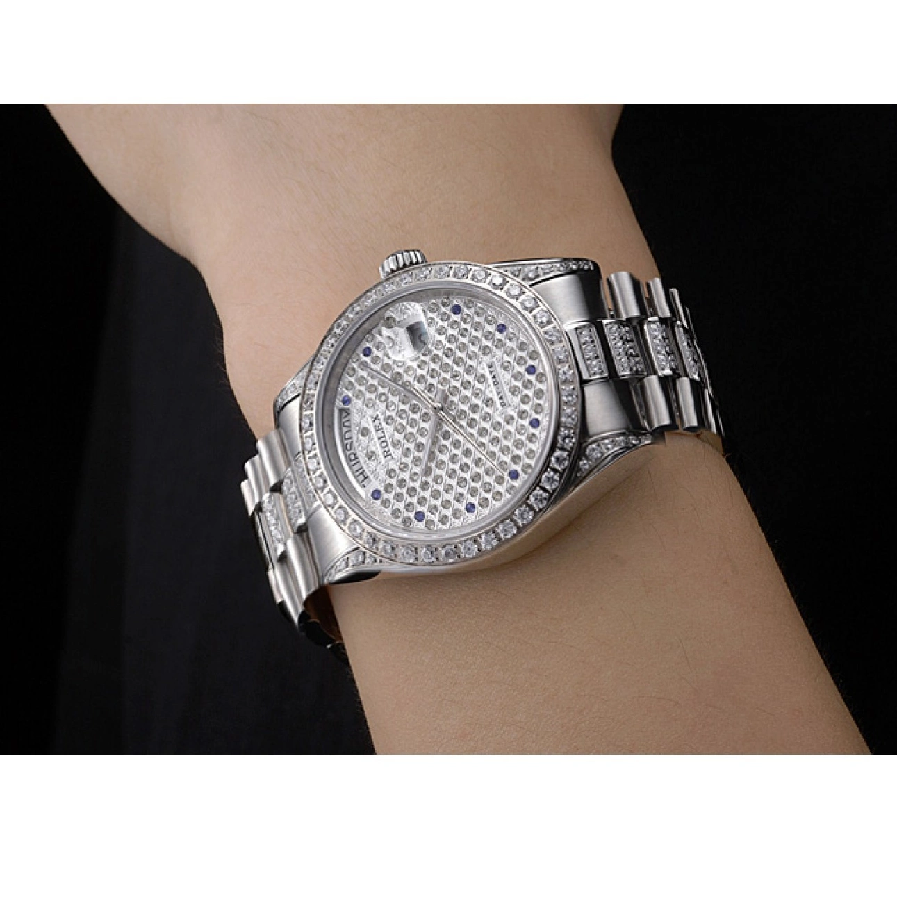 Rolex aaa copy Diamonds-srl182 Day-Date Rolex Swiss 621612 0217