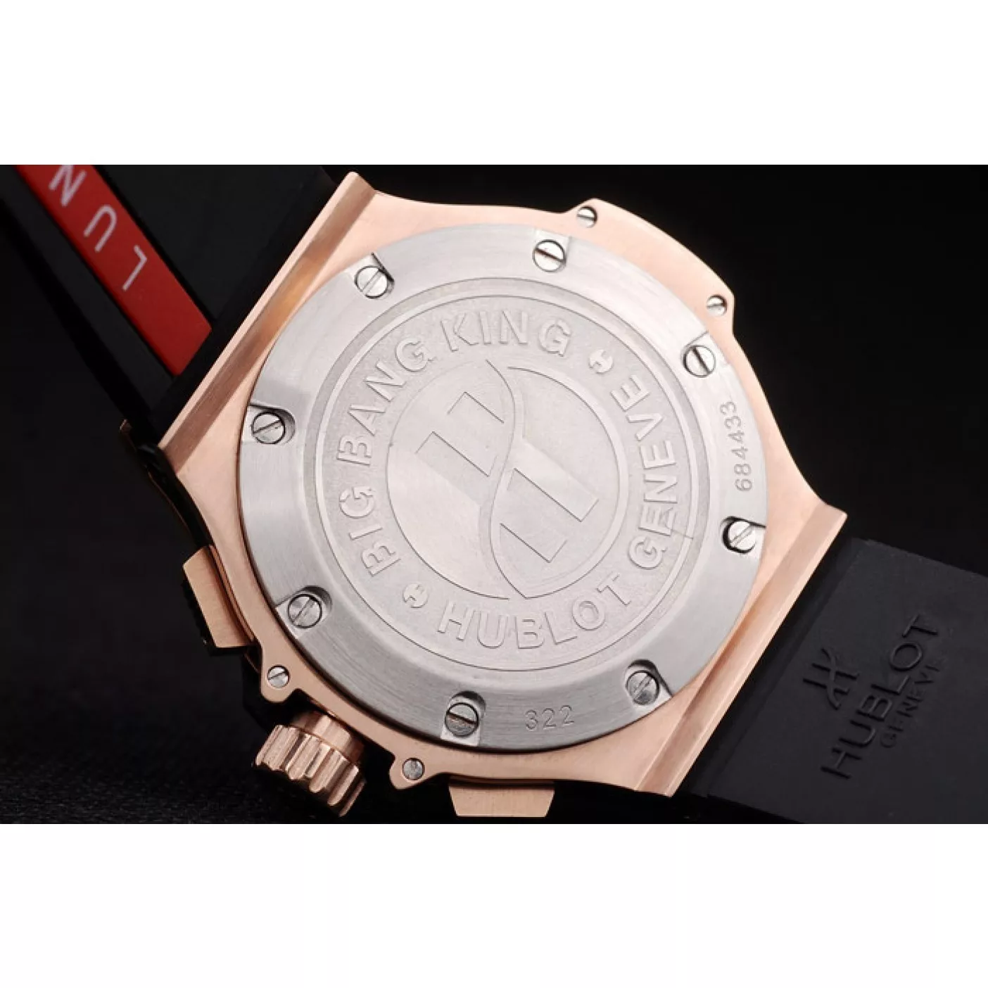 Good copy rolex watches Hublot Limited Edition Luna Rosa Gold Dial Watch 0202