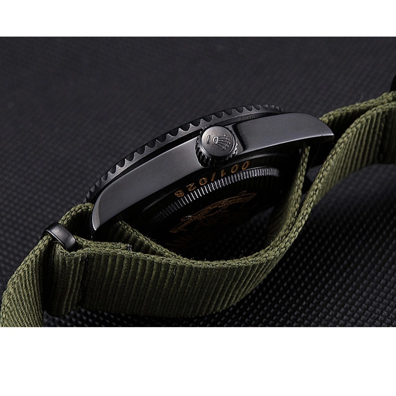 AAA replica watch 621995 Stealth Rolex Olive Submariner 0210