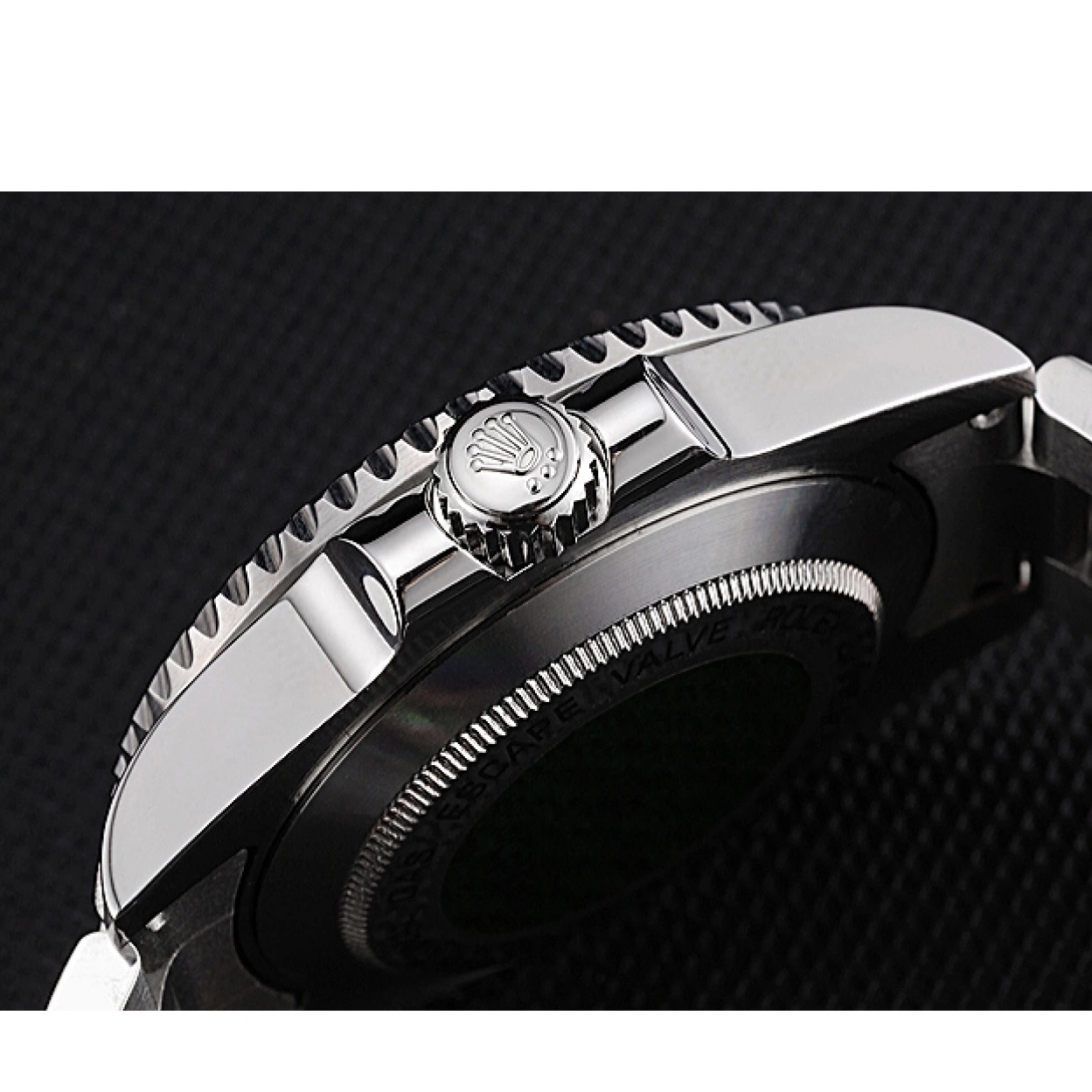 AAA replica watch Rolex Steel 622837 Stainless Dial And Bracelet Case Black Dwellerr Sky 0209