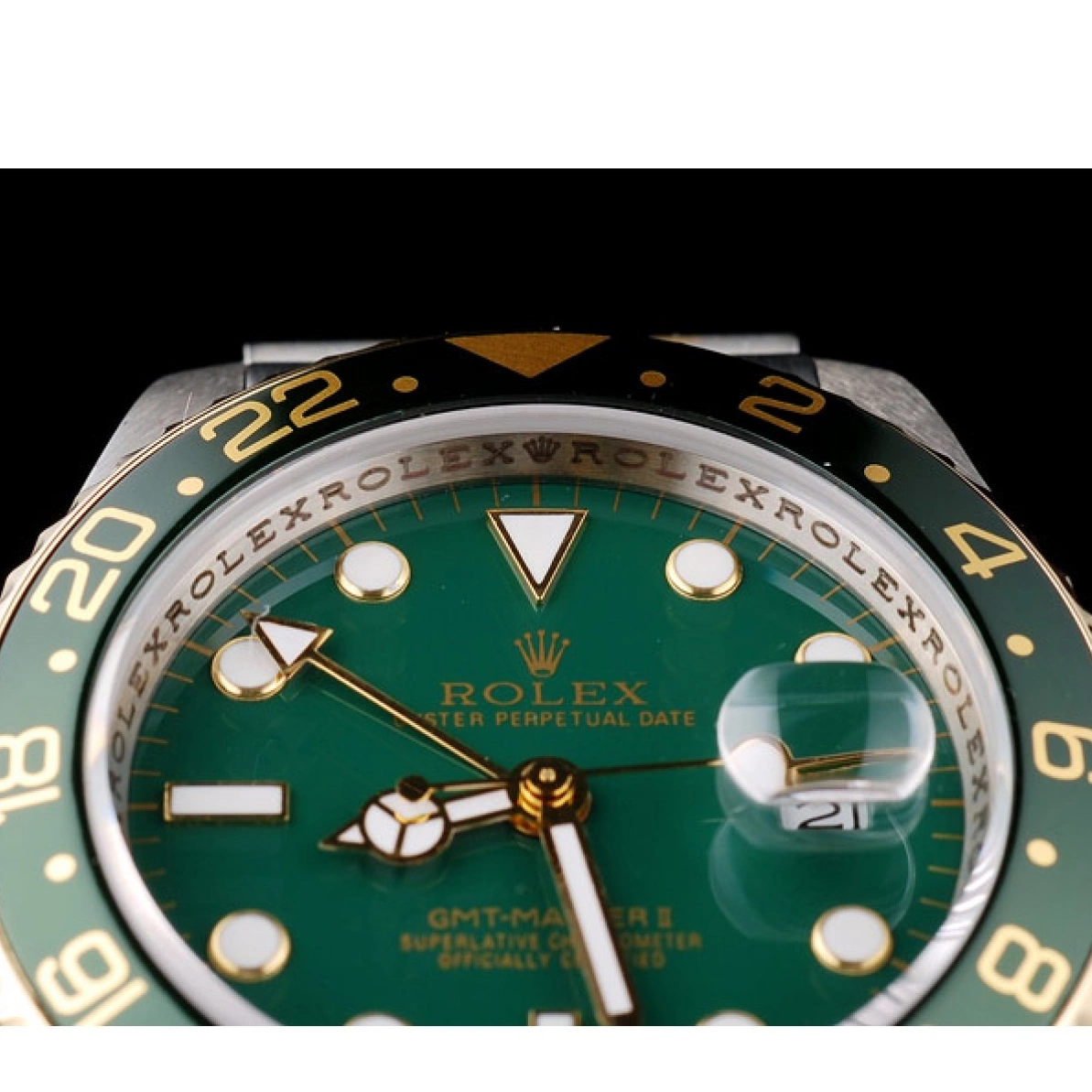 Rolex copies cheap Watch Dial Green Master Rolex Ceramic Green GMT Bezel II 0217