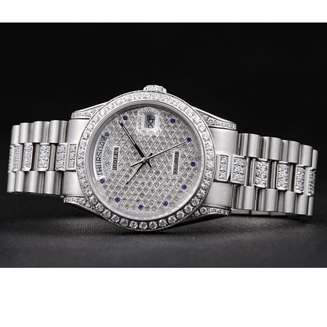 Rolex aaa copy Diamonds-srl182 Day-Date Rolex Swiss 621612 0217