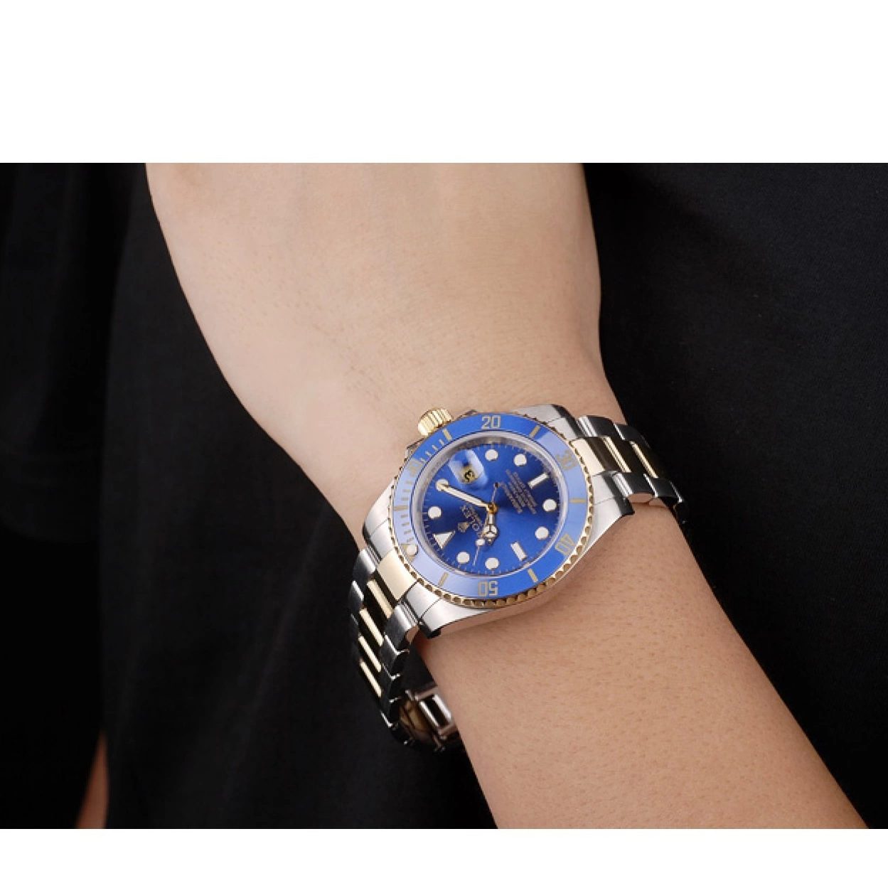 Rolex aaa copy Bezel 98230 Blue Dial Submariner Blue Rolex 0225