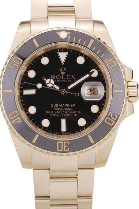 Good copy rolex watches Black 98231 Dial Bezel Submariner Ceramic Black Rolex 0221