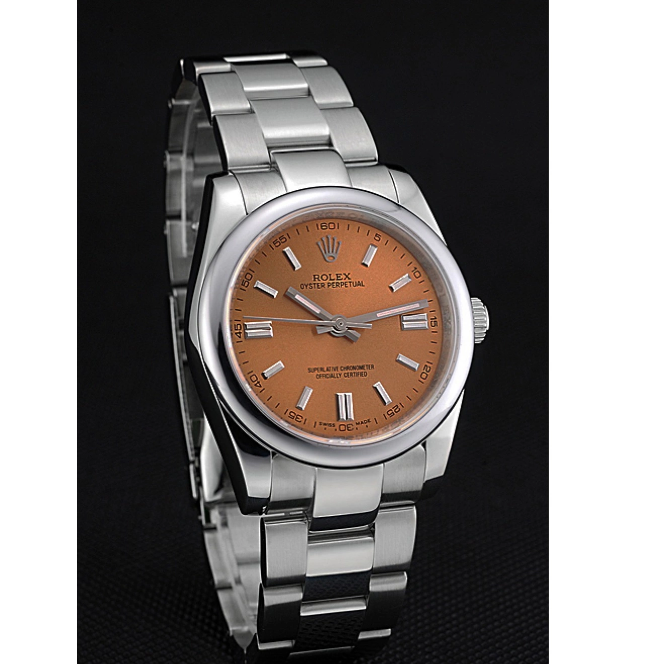 AAA replica watch Champagne Case Bracelet 622639 Steel DateJust Stainless Dial Rolex Stainless Perpetual Steel Oyster 0210