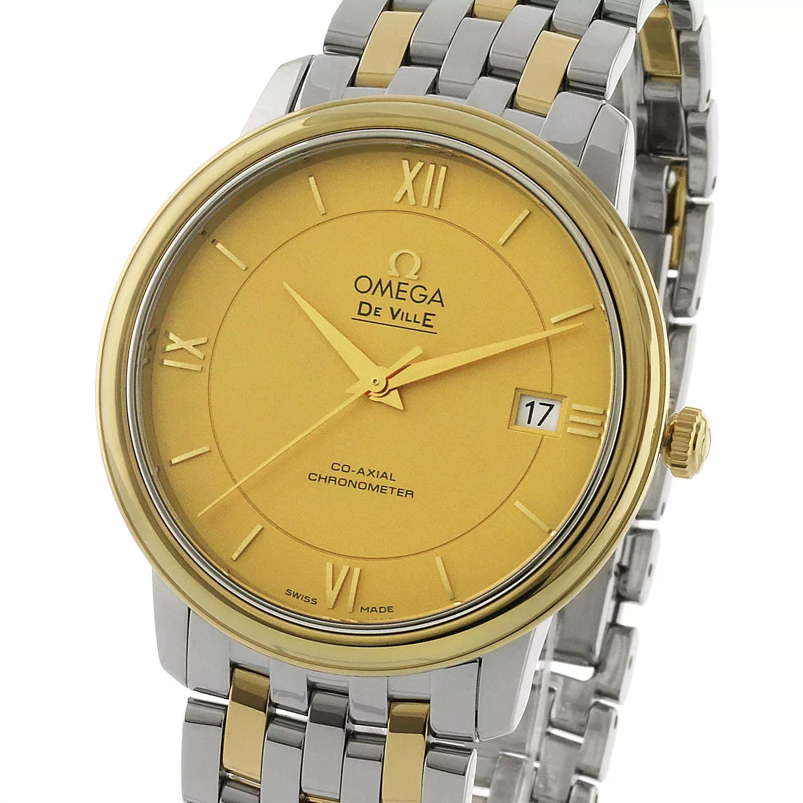 AAA replica watch Swiss Omega De Ville Prestige Co-Axial 36.8mm Mens Watch O42420372008001 0201