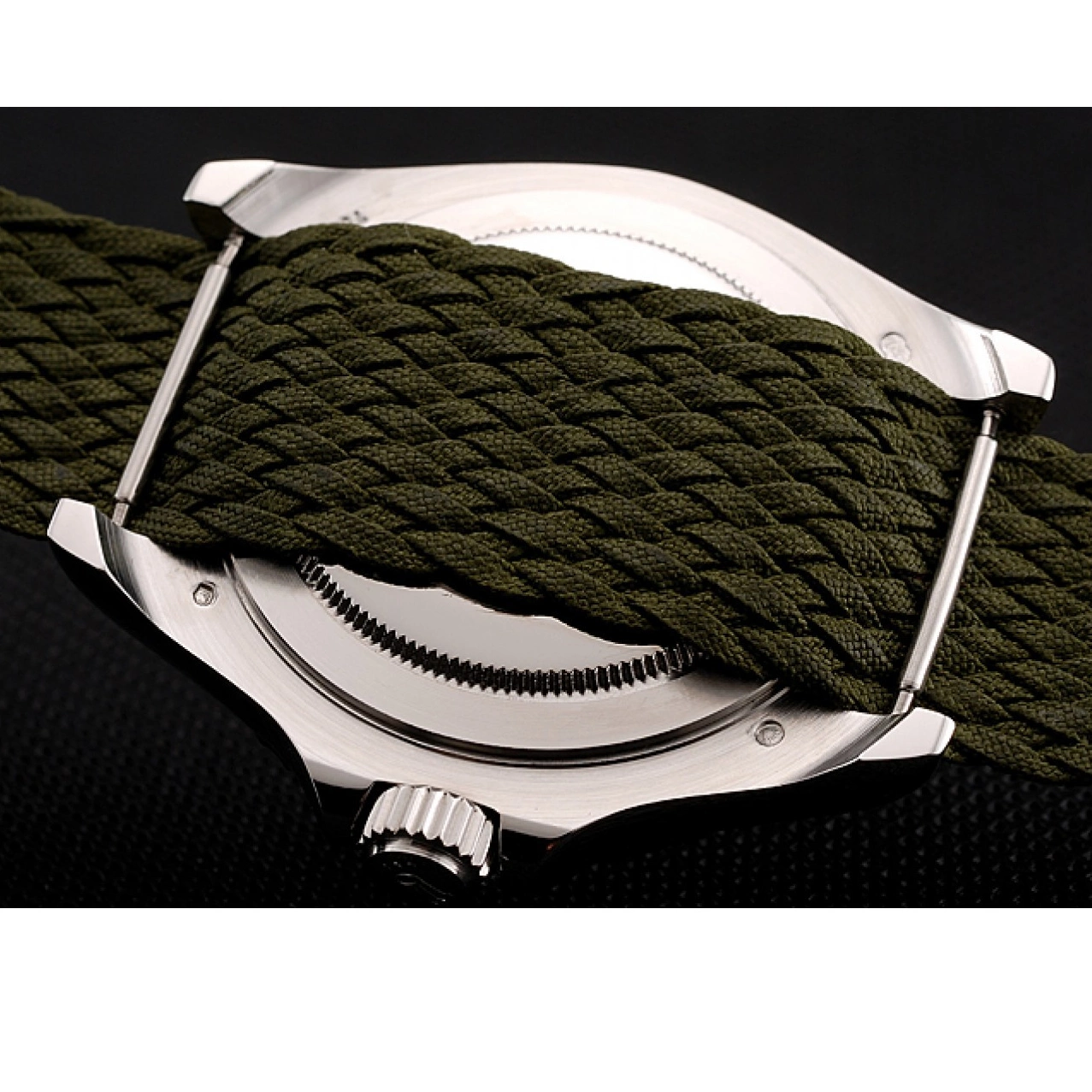 Good copy rolex watches Green Master Fabric Green Dial Bracelet Rolex Yacht 1453869 0220