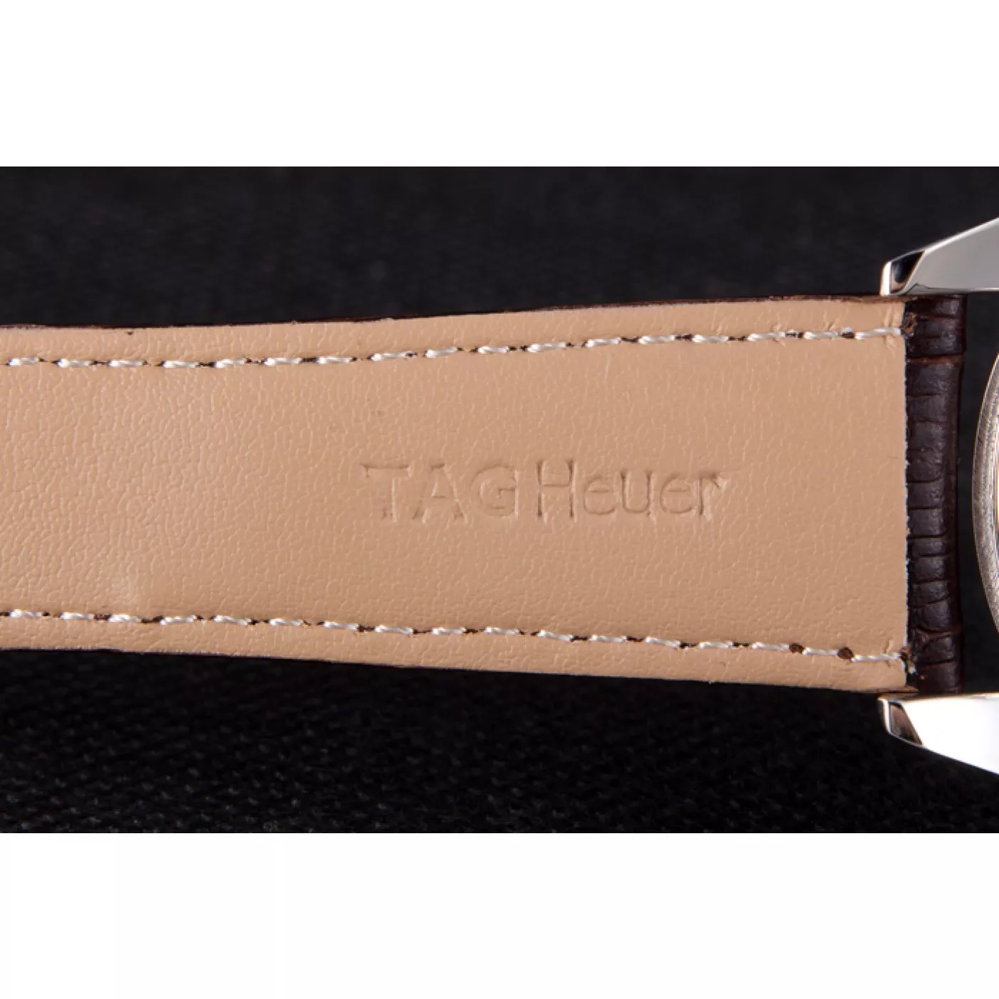 AAA replica watch Tag Heuer Carrera Mikrograph Limited Edition Brown Leather Strap 7916 0205