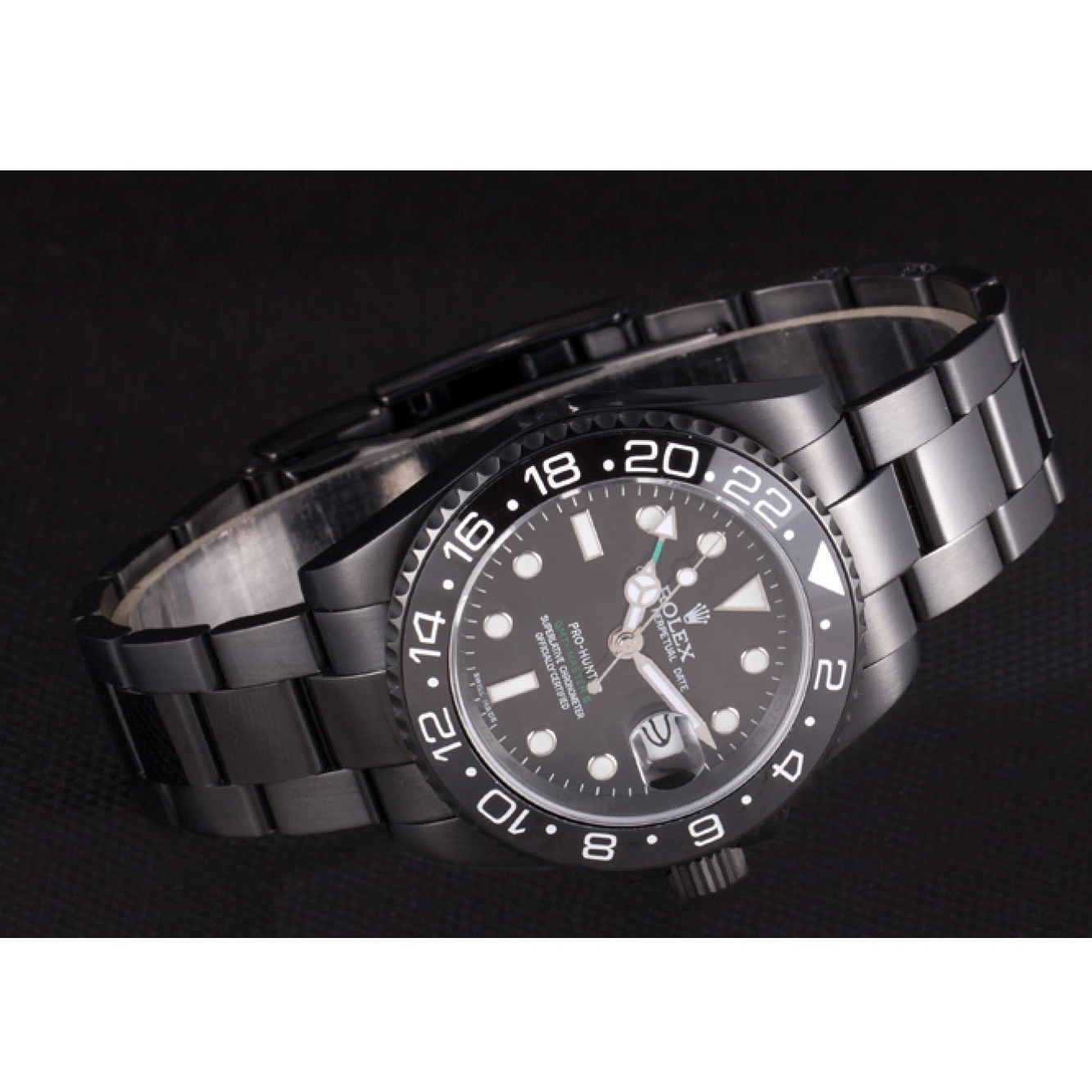 AAA replica watch Rolex II GMT Pro-Hunter Edition Master PVD Full 0216